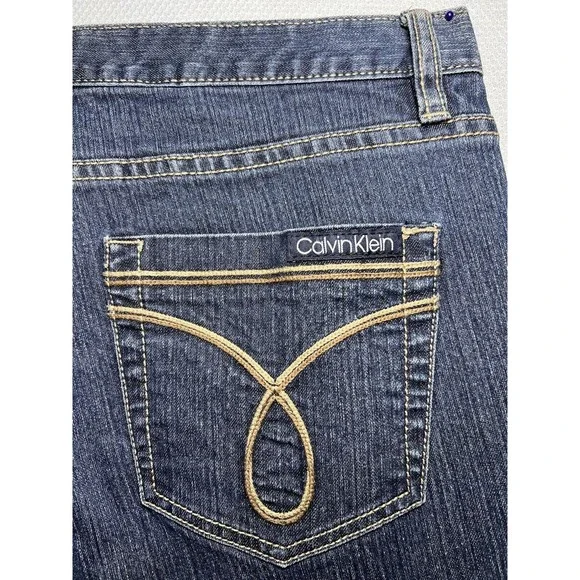 Calvin Klein Jeans Women 30 (33x28 Actual) Skinny Blue Denim - Picture 13 of 13